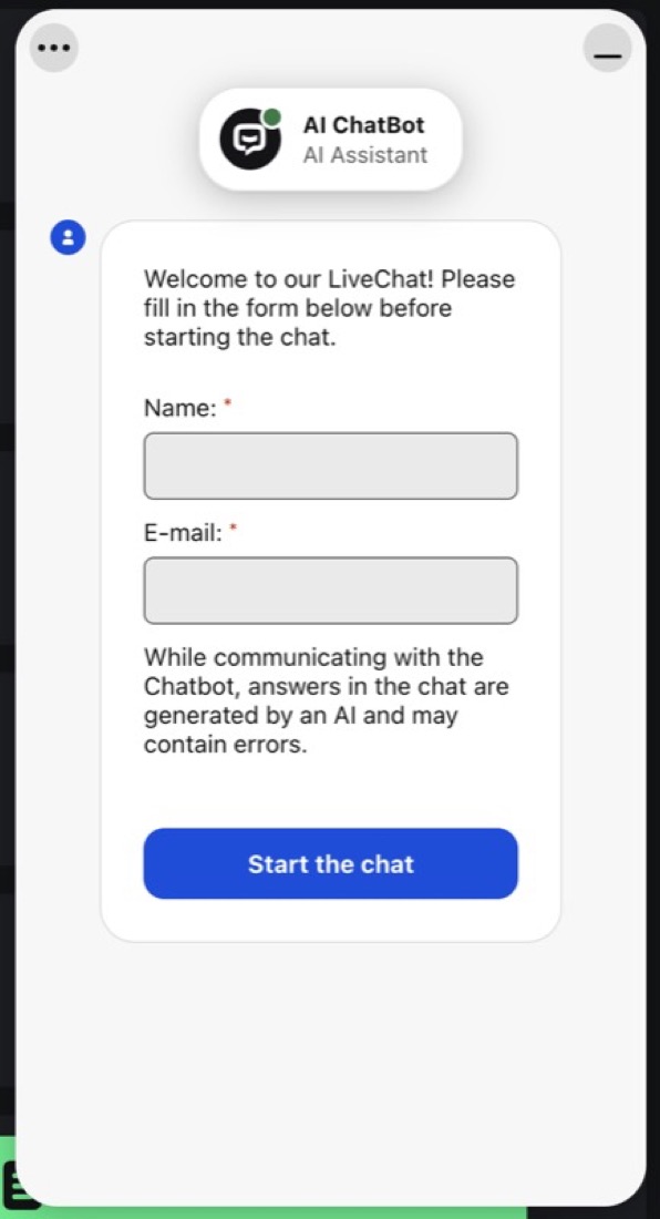 BetOnRed live chat support